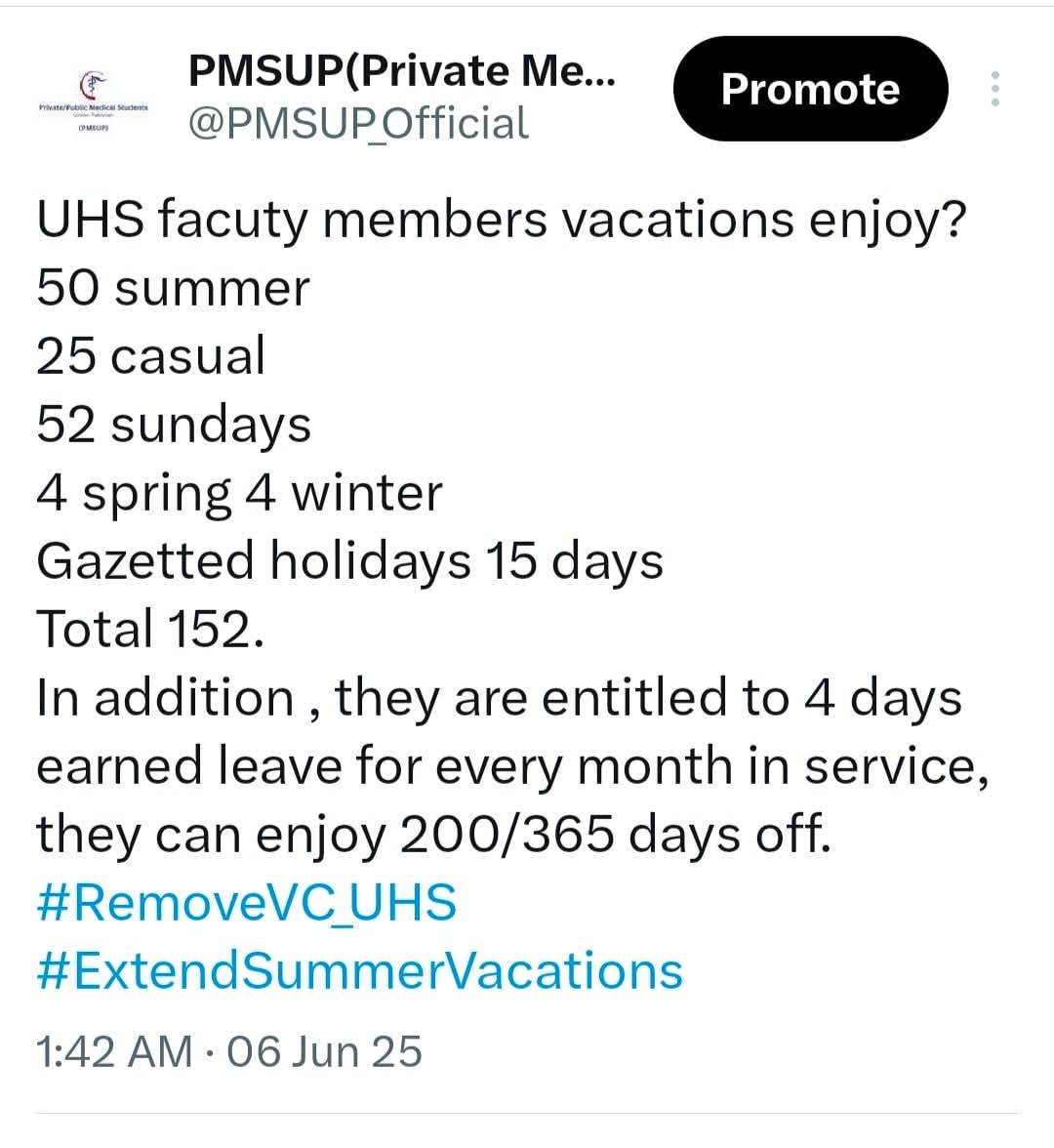 parhlayAhmed's tweet image. Fuck uhs and its policies
#RemoveVC_UHS 
#ExtendSummerVacations