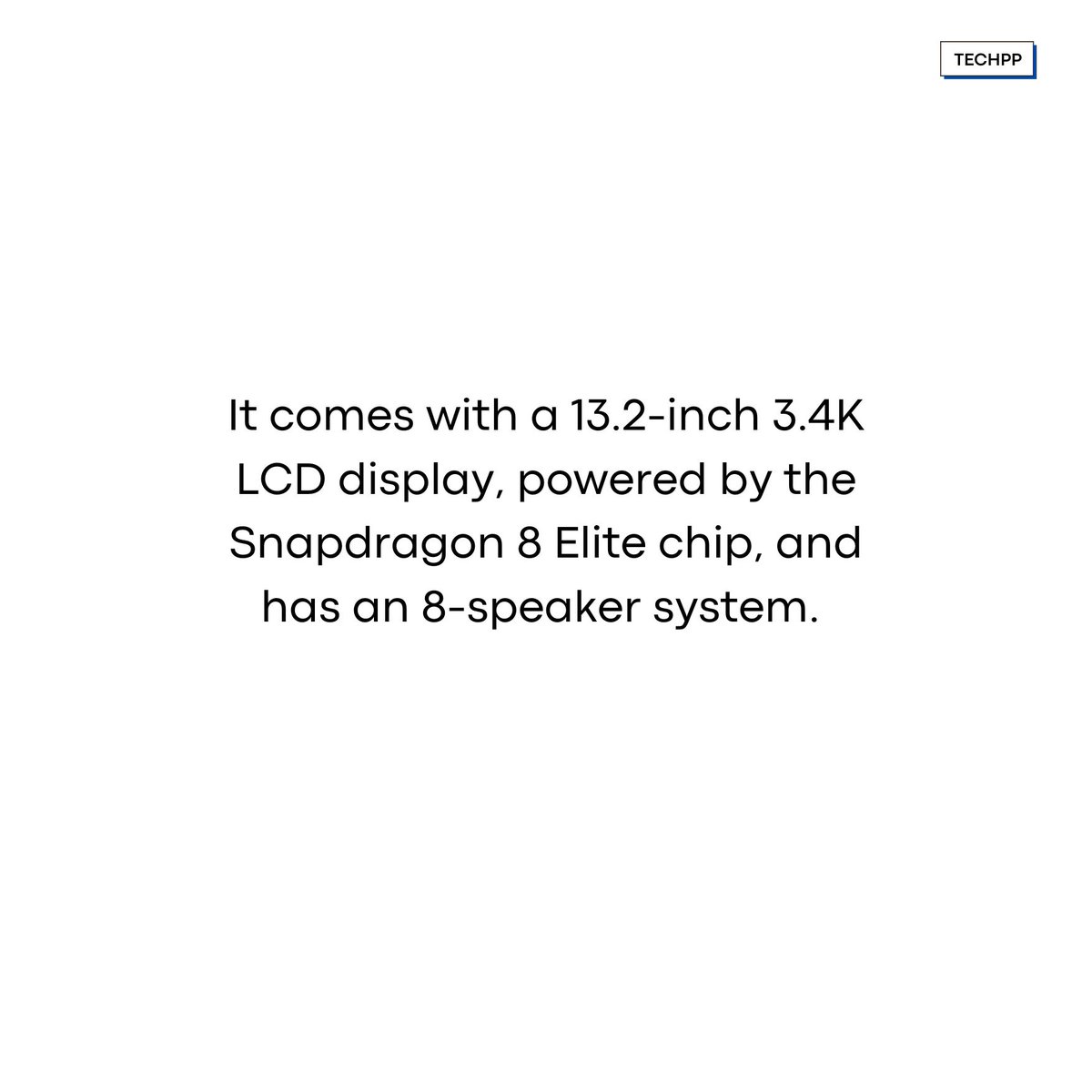 techpp's tweet image. OnePlus Pad 3 goes official with flagship specs 

#OnePlusPad3 #AndroidTablet #Snapdragon8Elite