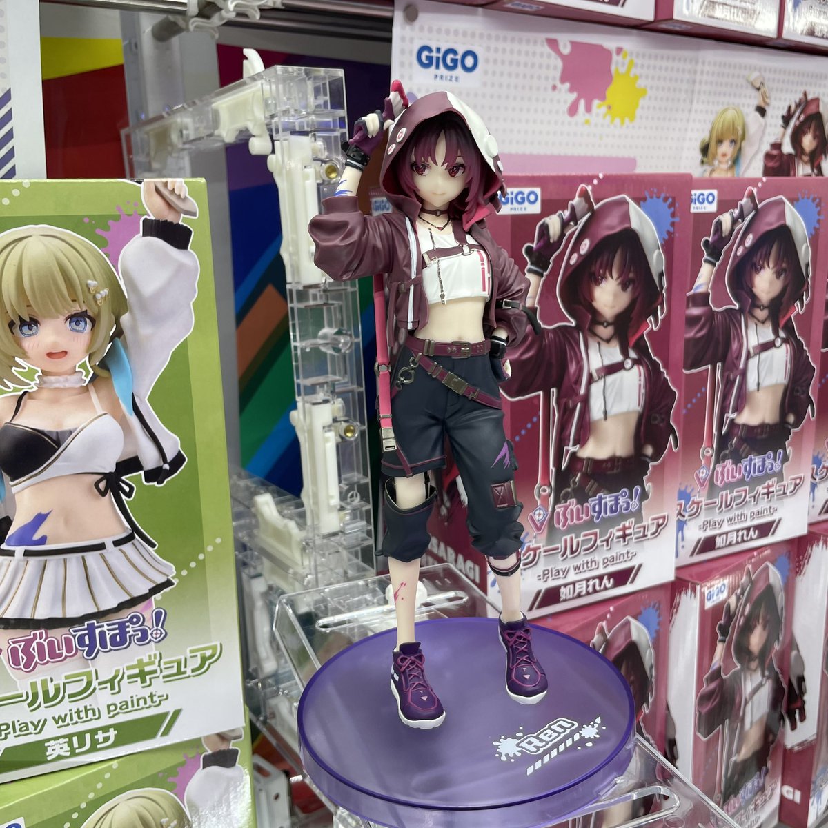 GIGO限定　ぶいすぽっ! スケール フィギュア vol.5 如月れん ぶいすぽっ！スケールフィギュア-Play with paint vol.5」展開開始の