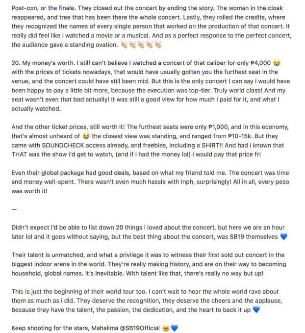 Cjae 🌻 (@sexydilis) on Twitter photo (5) End.
Thanks to my friend (who wants to remain unnamed) for sharing this! 🥹✨😭
The world is yours, SB19 💙
<a href="/SB19Official/">SB19 Official</a> #SB19 (5) End.
Thanks to my friend (who wants to remain unnamed) for sharing this! 🥹✨😭
The world is yours, SB19 💙
<a href="/SB19Official/">SB19 Official</a> #SB19