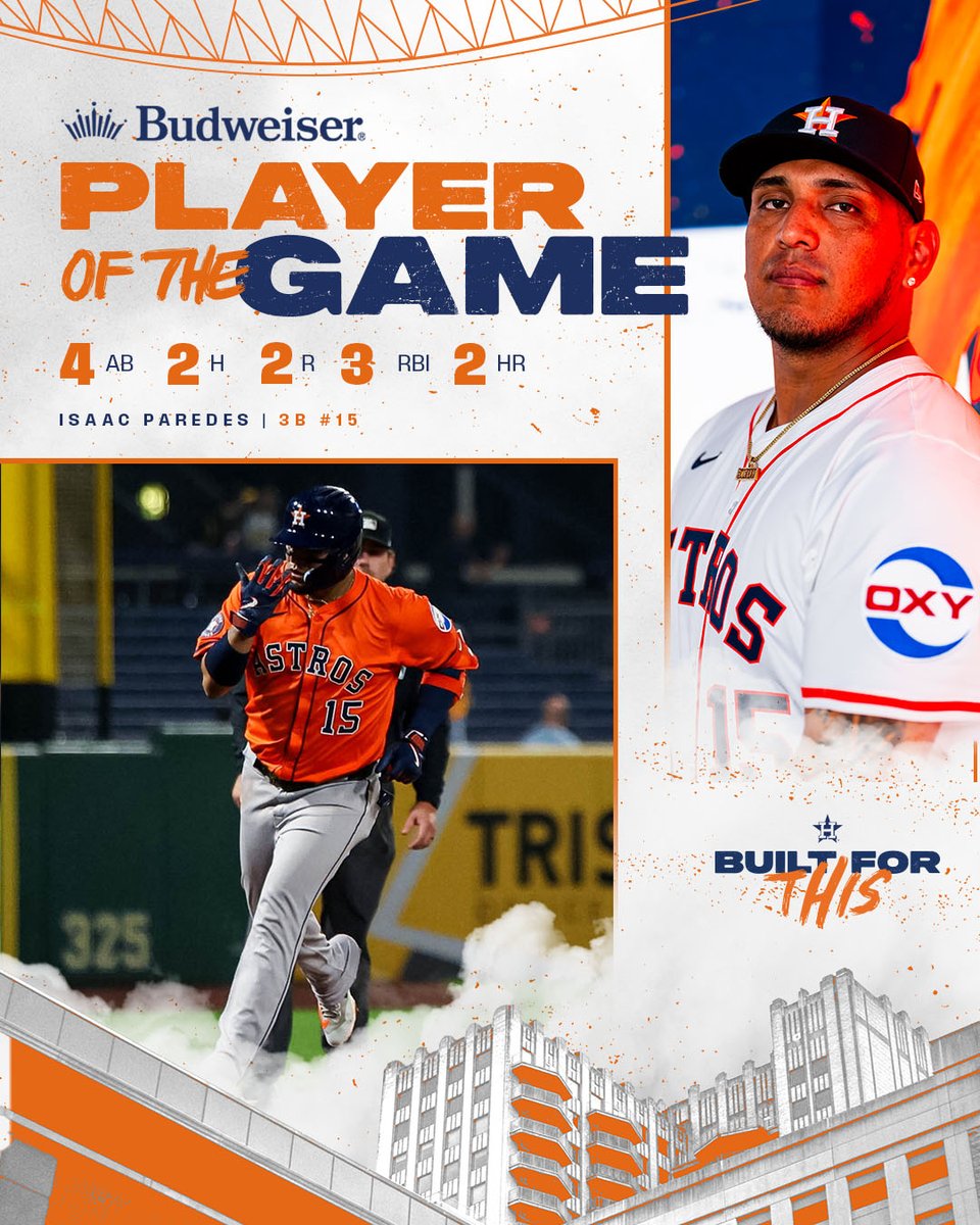 astros's tweet photo. Talk about an All Star performance.

#VoteParedes x @budweiserusa https://t.co/3nZinkj8lx