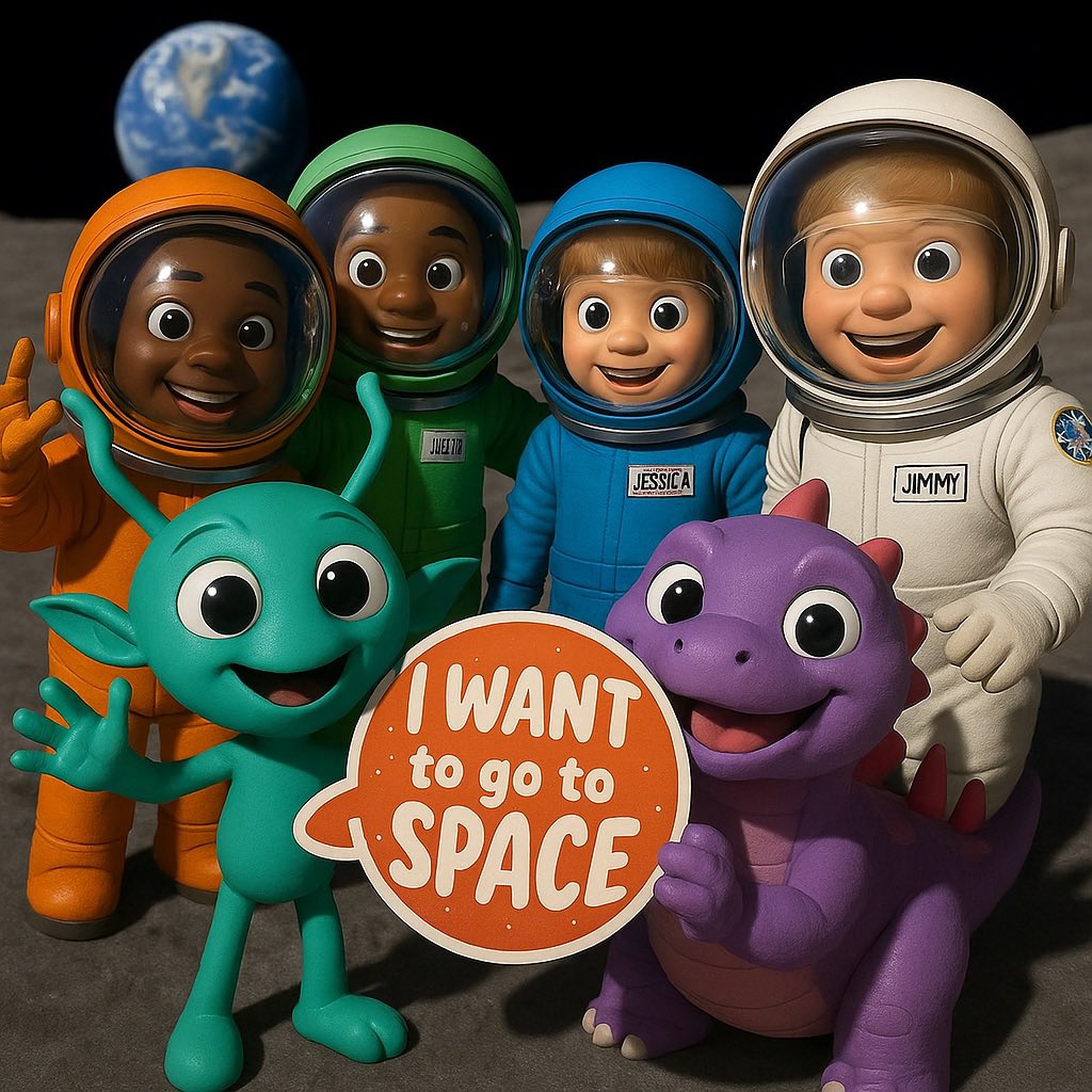 MedwaySpaceMan's tweet photo. Our characters using AI! They look AMAZING! https://t.co/Az1NmVMHot
#teach #inspire #teachspace #author #STEM #womeninspace #childrensbooks #education #dreams #passion #learning #inspirechildren #spaceeducation
#aliens #stories #books #lostslien #childrenauthor #storytime https://t.co/aF0z7gOQRM