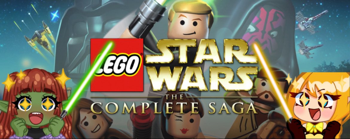 Have you ever thought “wow I would love to see two women who have said they have seen Star Wars multiple times get confused on the simplified version of Lego: Star Wars?” 

Well!! You are in Luck! 

Meg and I are live right now!