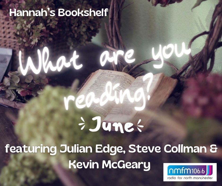🎙️ #OnAir now on Hannah's Bookshelf... What Are You Reading? 🎙️ 

Hear Julian Edge on <a href="/omarelakkad/">Omar El Akkad</a>, Steve Collman on Sarah J. Maas &amp; <a href="/McgearyKevin/">Kevin M</a> on Emily Dickenson &amp; Rolf Dobelli