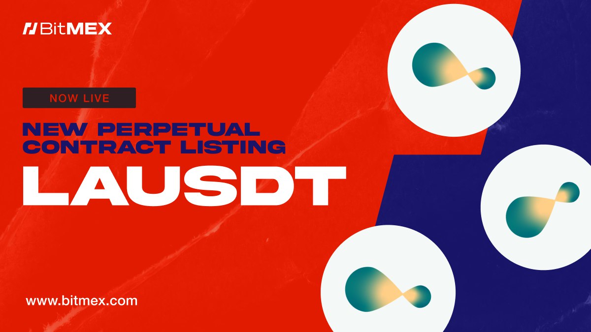 现已上线：LAUSDT 永续合约

LA 永续合约现已上线并在 BitMEX 上交易，最高杠杆可达 50 倍。

交易于 6 月 5 日 UTC 04:00 开始：
bitmex.com/app/trade/LAUS…

点击此处了解更多上线详情：
blog.bitmex.com/lausdt/