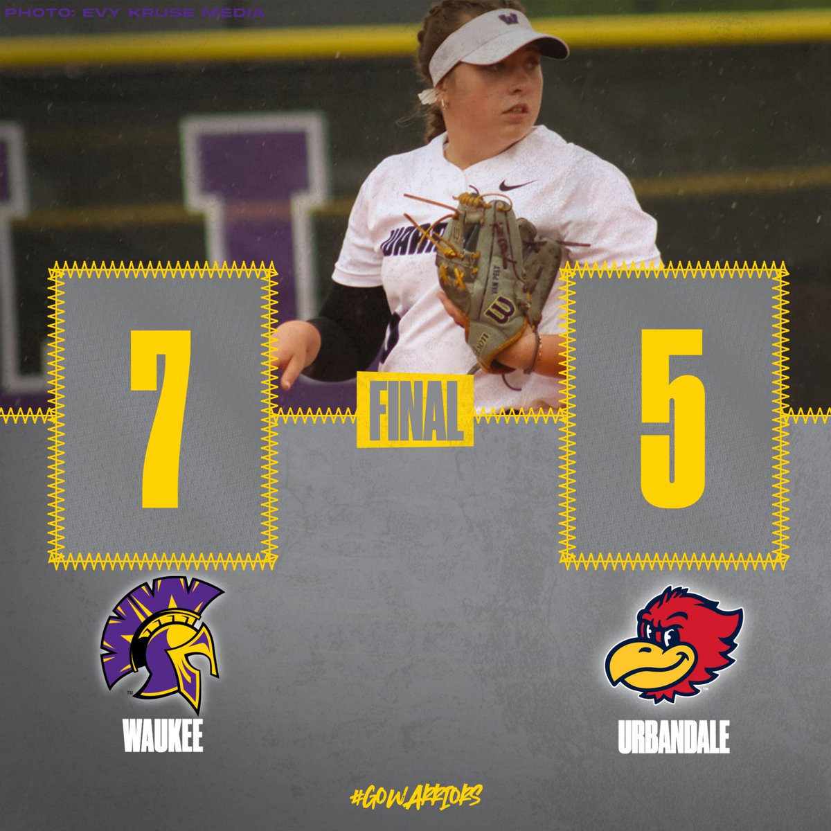 Waukee baseball and softball both win game 1 vs Urbandale!
⚾️ Baseball - 6-1 
🥎 Softball  - 7-5 
#GoWarriors