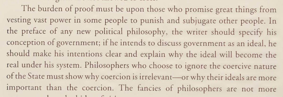 FitzClaridge's tweet image. In a chapter titled “Taking Coercion Seriously” in his book, Freedom in Chains, 1999, James Bovard says that the preface of any new political philosophy book should state whether the writer idealises government (and its coercion) or not.
Similarly, in Kiss Me, 2020, Carlos…