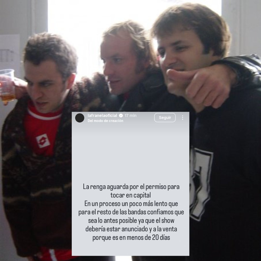 Los Piojos bancando a La Renga