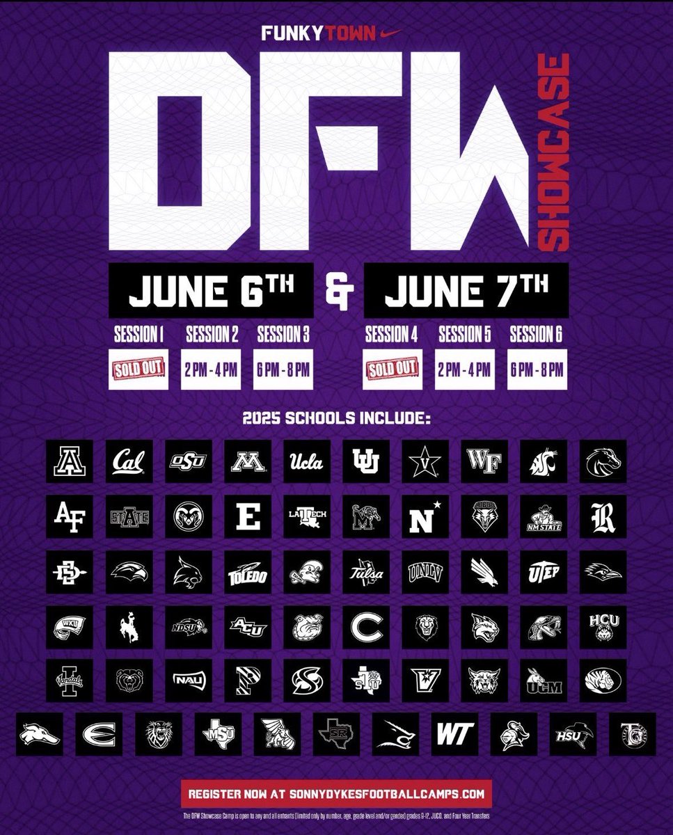 Looking forward to this weekend’s <a href="/TCUFootball/">TCU Football</a> camp Saturday at 2pm!!!🎯

<a href="/kendalbriles/">Kendal Briles</a> <a href="/QuinnShanbour/">Coach Q</a> <a href="/_BRETTCUMNOCK/">Brett Cumnock</a> <a href="/BlairAngulo/">Blair Angulo</a> <a href="/ChadSimmons_/">ChadSimmons</a> <a href="/GregBiggins/">Greg Biggins</a> <a href="/BrandonHuffman/">Brandon Huffman</a> <a href="/JReyes_NP/">Jordan Reyes</a> <a href="/PGregorian/">Paul Gregorian</a> <a href="/ErikRichardsUSA/">Erik Richards</a> <a href="/quarterbackmag/">Quarterback Magazine</a>