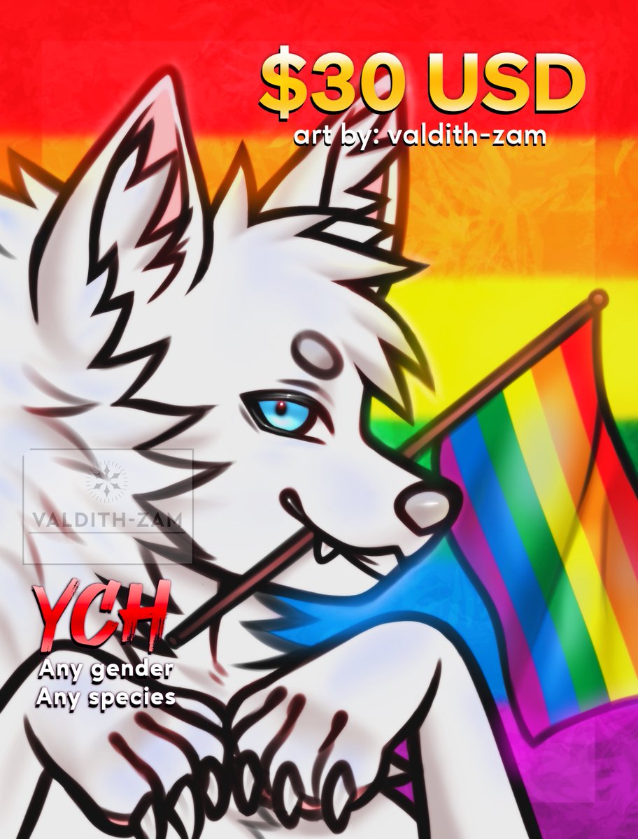 💖🌈PRIDE YCH🌈💖
OPEN YCH | $30 USD (3 slots)
Enter here for more info:      furaffinity.net/view/61131493/

#myart #furry #furries #furryfandom #furryartwork #furryart #digitalart #ychopen #yourcharacterhere #furryartist #YCHCommission #PrideMonth #pridemonth2025 #Pride2025 #ych
