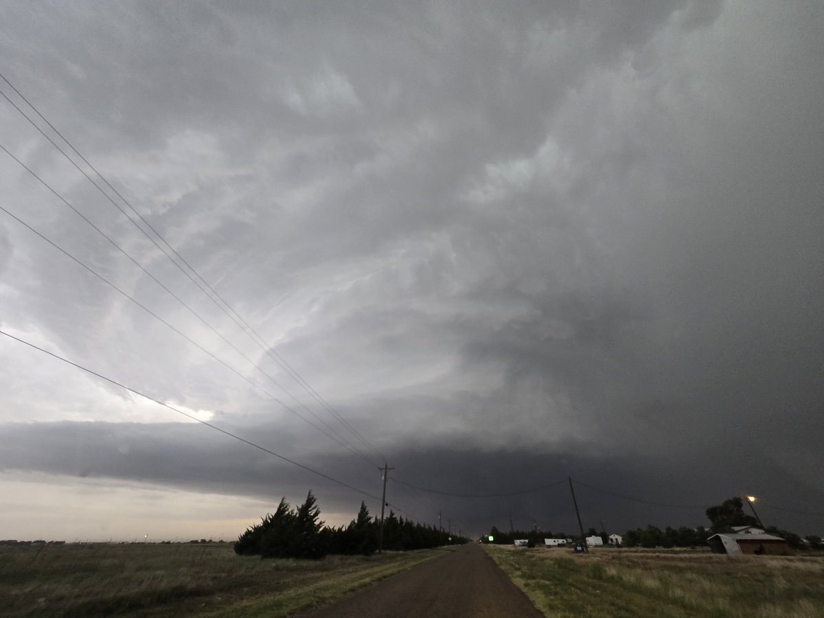 Still a monster storm northwest of Lubbock