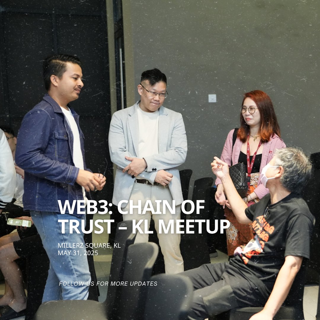 Fableration's tweet image. 🔥 WEB3: Chain of Trust brought Malaysia’s crypto community together to connect, build &amp;amp; explore the future of blockchain, DeFi, AI &amp;amp; more.

From founders to first-timers, the energy was real. The Web3 wave is just starting. 🌐 #Web3MY #ChainOfTrust #CryptoCommunity