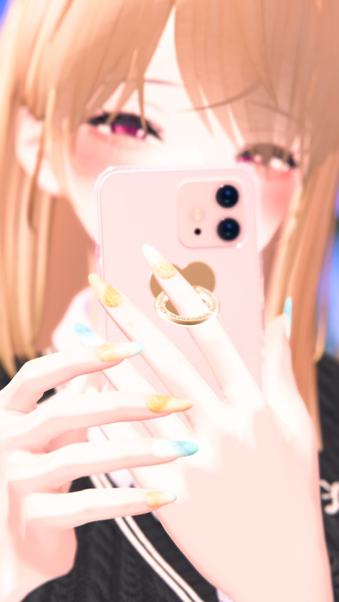 LAt_Sunrinha's tweet photo. ＼本日18時より販売開始！💅✨／
19アバター対応！
海をイメージした、これからの季節の改変にピッタリなネイルです🏖️

夏の思い出を、あなたの指先に。

#Sunrinha_LA #VRChat #VRC #booth_pm https://t.co/VEb9aMONvk