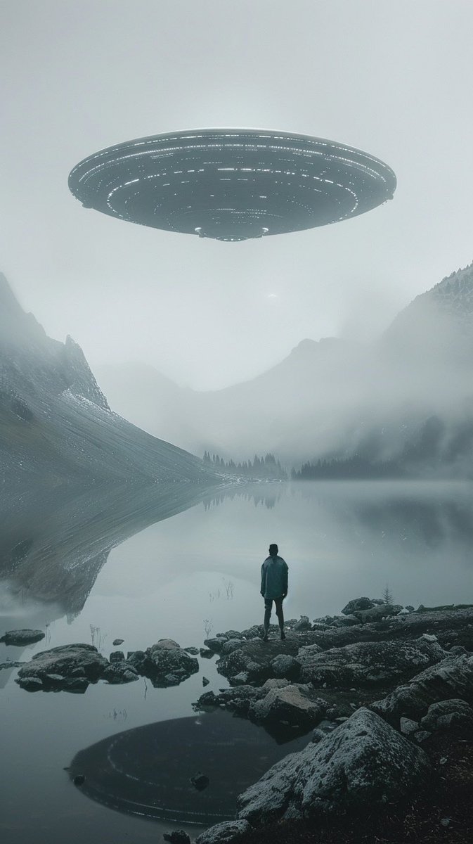 DreamsIn4K's tweet photo. Where silence hums and fog breathes,
a vessel hovers between the seen and the imagined.
Stand still — you’re already drifting.
#DreamThread #Wallpapers #SurrealArt #UFOEncounter https://t.co/gpymx9fPlu