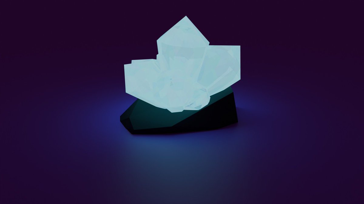 Ren236_00's tweet image. youtubeのチュートリアル動画で作ってみた(宝石) #blender #blender4 #YouTube
#チュートリアル動画 #宝石