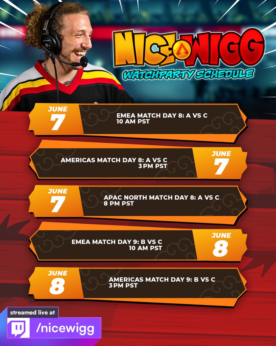 🚨WATCH PARTY SCHEDULE🚨

30 GAMES. 

2 DAYS. 

COVERING IT ALL. 

LOCK IT IN 🔒