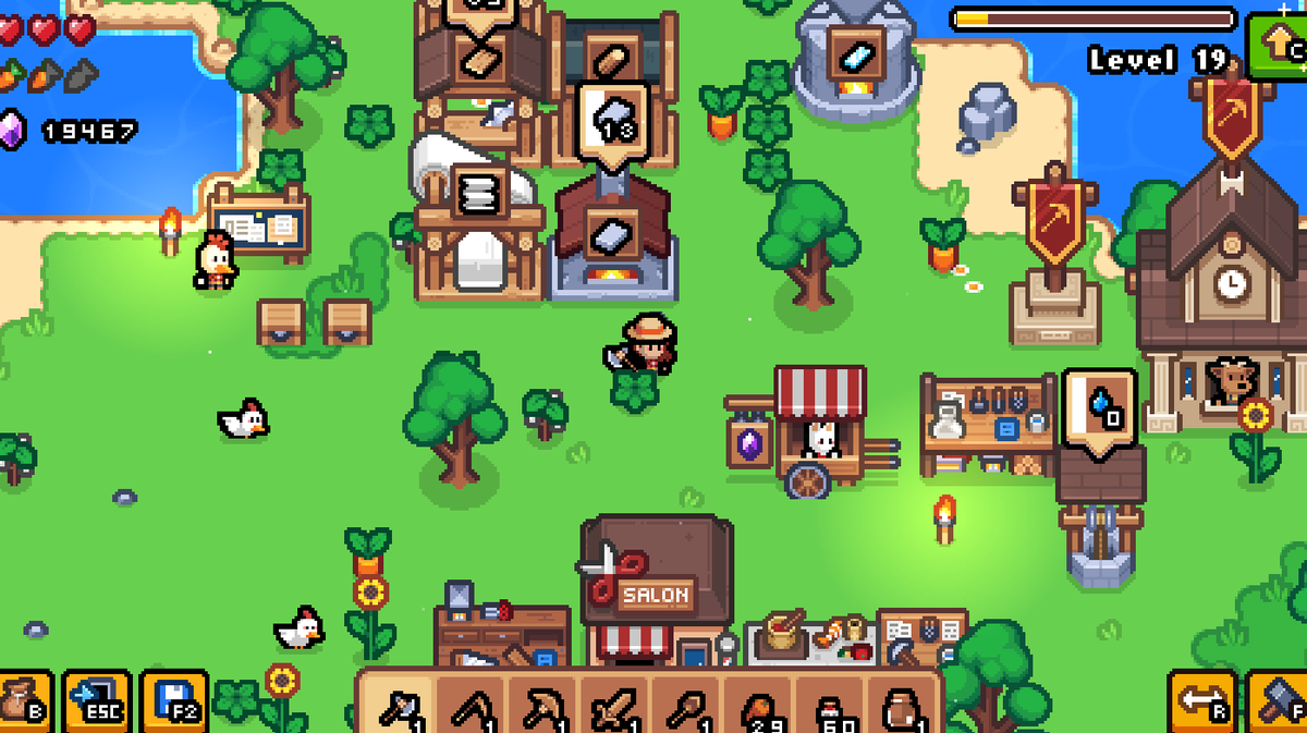 Needed to reset my brain so I played a cute lil game called Island of Mine ~ It's still just a free demo but it was really fun, hope more can be added to it! Deserves the support 😚 The sfx and animations are really nice