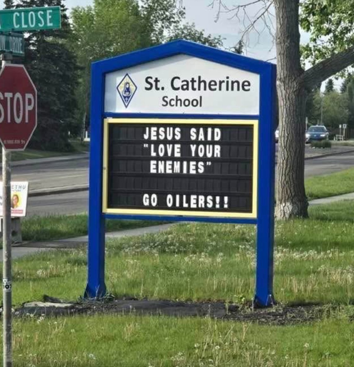 Seen in Calgary 😂 #LetsGoOilers