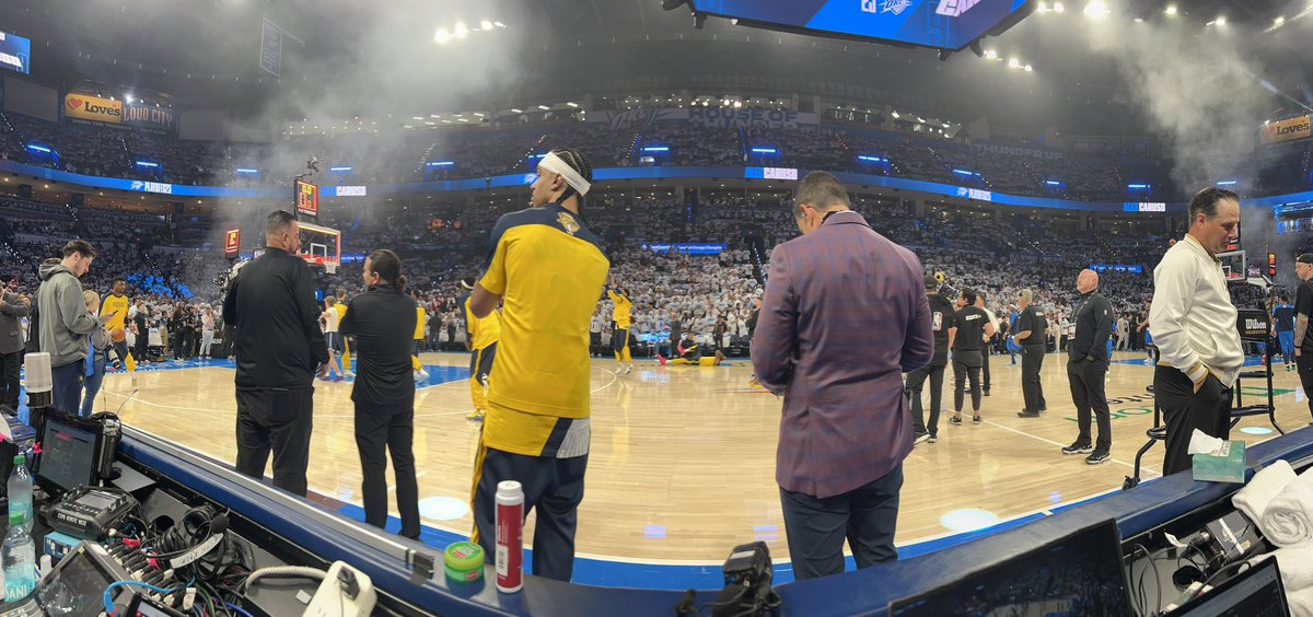 Almost time. Our 30th NBA Finals on @espnradio. OKC and Indiana play Game 1 coming up in 15 minutes. Coverage already underway.