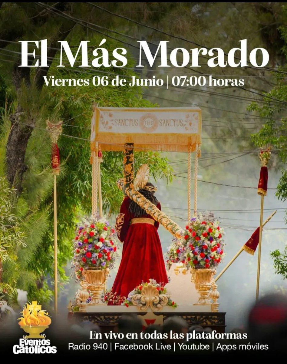 Escucha este primer viernes del mes de Junio #elmasmorado por todas las plataformas de Eventos Católicos