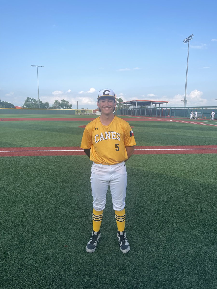 ✭Five Tool Texas✭ (@fivetooltexas) on Twitter photo F: <a href="/TheCanesSW_NTX/">Canes Southwest - NTX</a> 16U Broadway 10, Diamond Prospects 2027 2
PoG: <a href="/Willshirleybb5/">Will</a> 2-3, HR, 5 RBI, 2R
Notables: <a href="/noah_flores18/">Noah Flores</a> 2-2, 2B, 3R, 2 BB | Victor Cox 4 IP, 5K, 2 ER F: <a href="/TheCanesSW_NTX/">Canes Southwest - NTX</a> 16U Broadway 10, Diamond Prospects 2027 2
PoG: <a href="/Willshirleybb5/">Will</a> 2-3, HR, 5 RBI, 2R
Notables: <a href="/noah_flores18/">Noah Flores</a> 2-2, 2B, 3R, 2 BB | Victor Cox 4 IP, 5K, 2 ER
