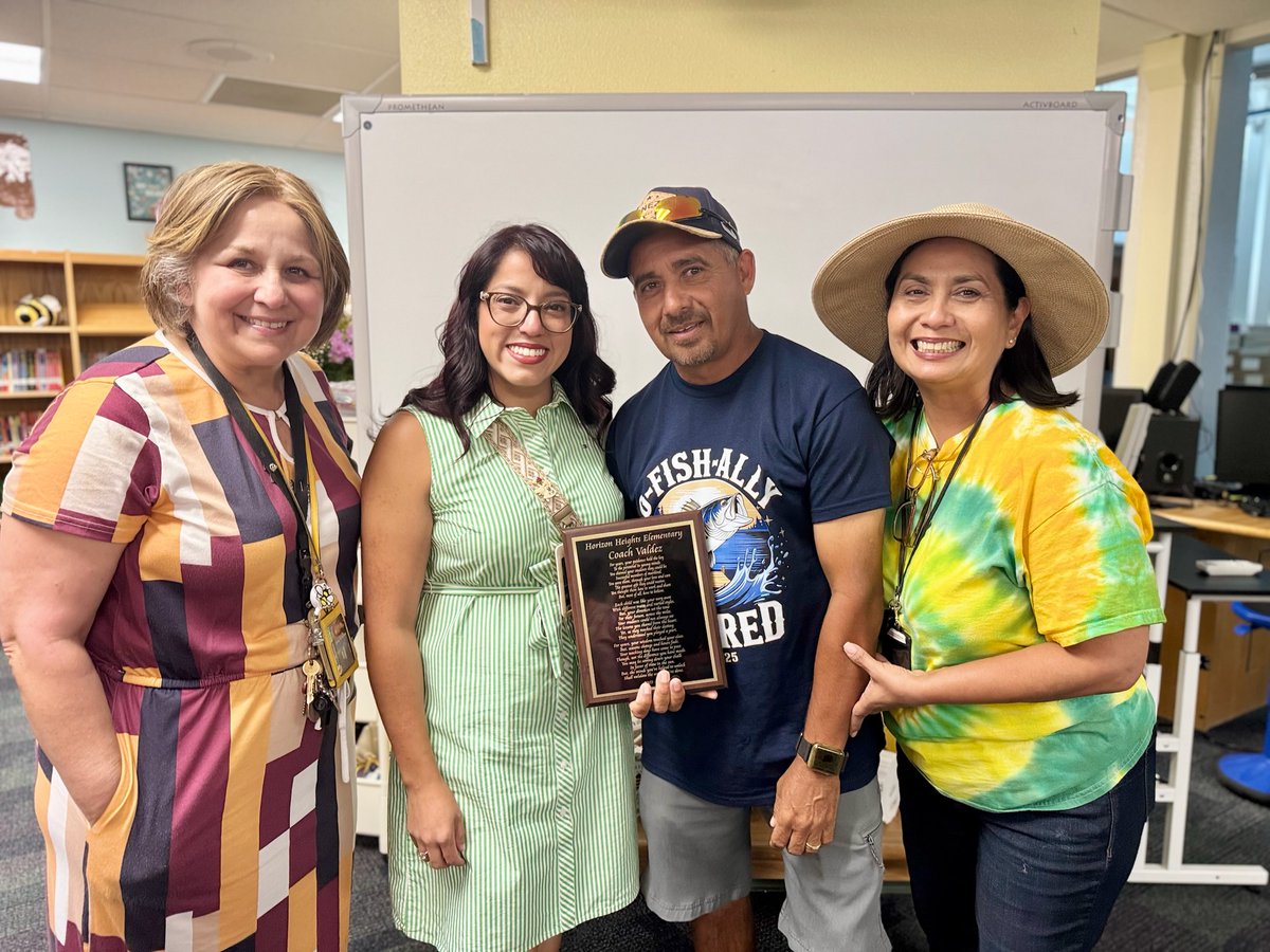 Congratulations, Coach Valdez! May your retirement be incredible! 

We will miss you, your leadership &amp; your solutions! We are happy for you! #TeamSISD #AllIn #JustBelieve🐝
