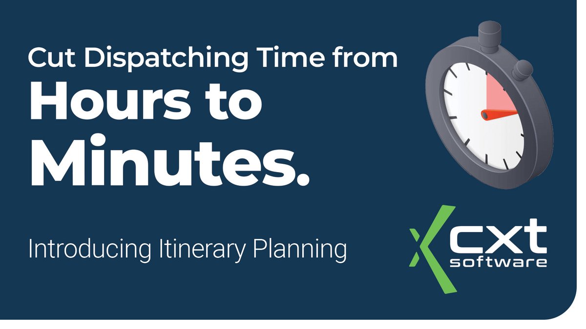 CXTSoftware's tweet image. Say hello to better route planning.

- Increase driver productivity
- Avoid wasted miles driven
- Improve on-time performance

It’s not just planning—it’s smart logistics. Upgrade your routing - bit.ly/3Zjces8
