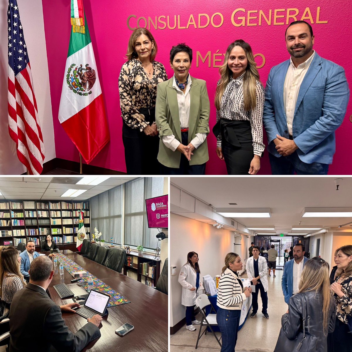 ConsulMexSdi's tweet photo. As part of its consular diplomacy efforts, @ConsulMexSdi joins @BC_Gobierno to boost medical tourism. Through the new platform https://t.co/YPznuwlasX, 🇺🇸 visitors can identify certified doctors and hospitals in Baja California 🇲🇽 #MedicalTourism #ConsularDiplomacy #BajaHealth https://t.co/FW9CmdGZVi