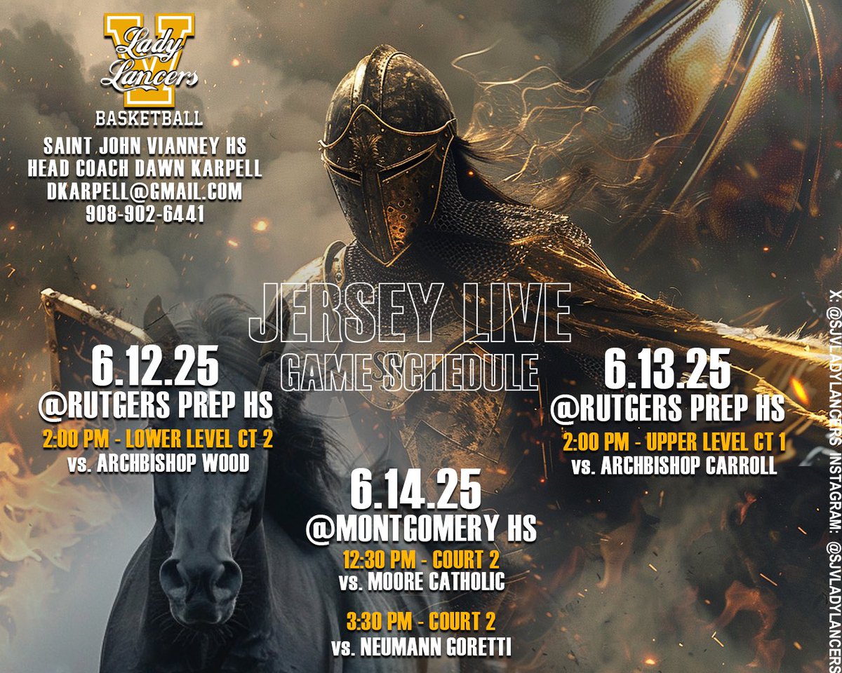 Dawn Karpell (@sjvcoach) on Twitter photo One week out till Jersey live! Come check us out coaches a few 26’s still on the board! lots of 27’s and 28’s to see. <a href="/SJVLadyLancers/">SJV Lady Lancers Basketball</a> One week out till Jersey live! Come check us out coaches a few 26’s still on the board! lots of 27’s and 28’s to see. <a href="/SJVLadyLancers/">SJV Lady Lancers Basketball</a>