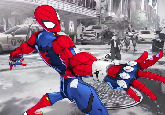 WebslingerNYC_'s tweet photo. Marvel game looks good and I'm maining me https://t.co/hn885sjVxZ