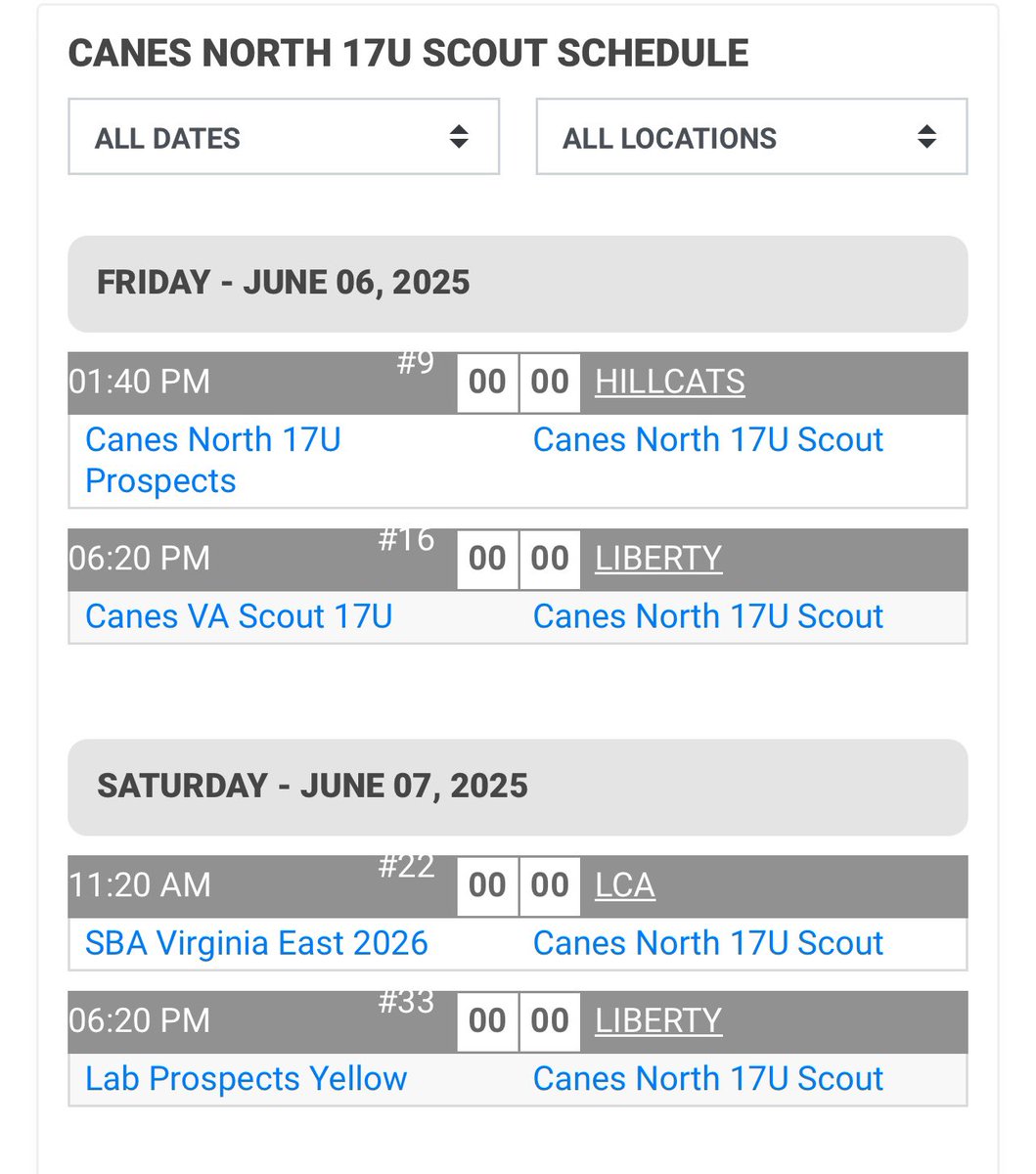 Jaxson Roberts (@bishopjjr3) on Twitter photo First weekend of the summer season starts tomorrow down in Lynchburg, VA
<a href="/PDGABASEBALL/">PDG Academy Generals</a> First weekend of the summer season starts tomorrow down in Lynchburg, VA
<a href="/PDGABASEBALL/">PDG Academy Generals</a>