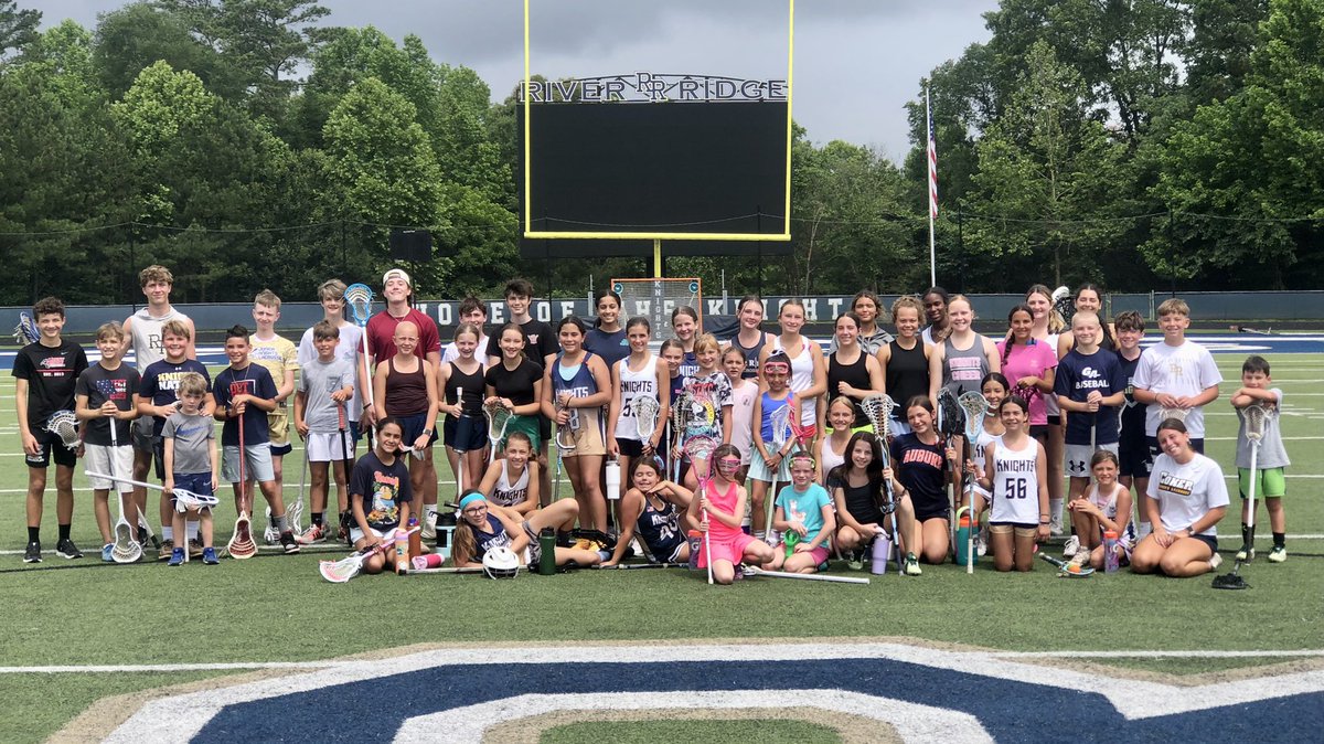 RRHS_glax's tweet image. What a GREAT week…4th Annual River Ridge Lacrosse Skills & Drills Camp is in the books. The future is bright @ The Ridge. These kids were wonderful to work with! Lots of energy, loved to work, & wanted to get better. Excited about 🥍 & The Ridge‼️💯⚔️💙💛 #FAMILY