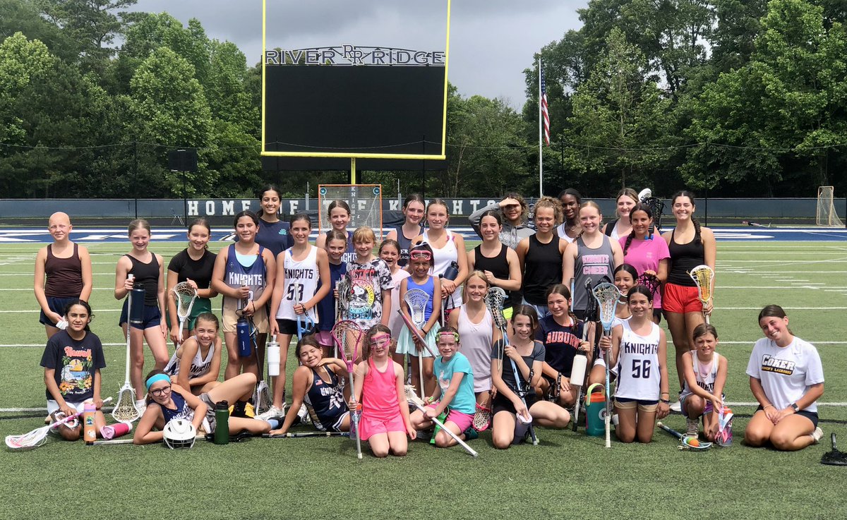 RRHS_glax's tweet image. What a GREAT week…4th Annual River Ridge Lacrosse Skills & Drills Camp is in the books. The future is bright @ The Ridge. These kids were wonderful to work with! Lots of energy, loved to work, & wanted to get better. Excited about 🥍 & The Ridge‼️💯⚔️💙💛 #FAMILY