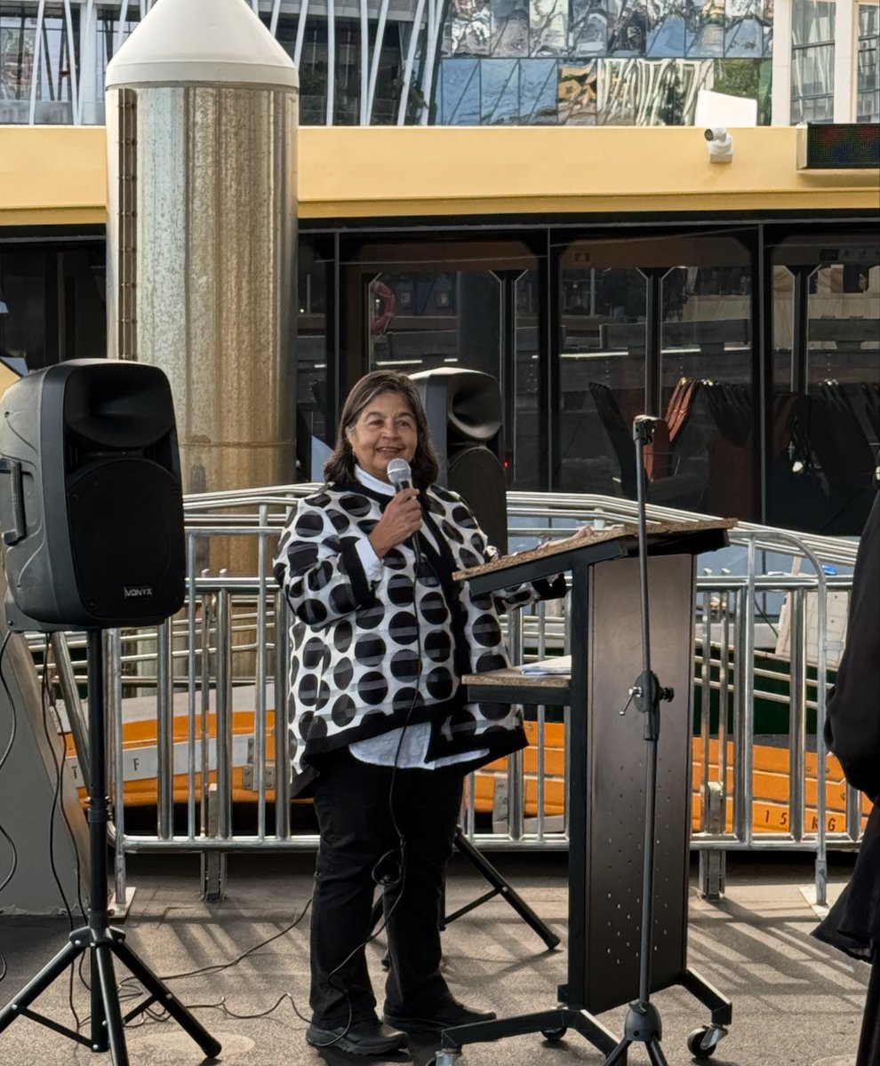 Science_Academy's tweet image. A new Sydney ferry has been named in honour of Ruby Payne-Scott—an Australian pioneer in radio physics and astronomy, and outspoken advocate for women’s rights.
At the launch ceremony on Sydney Harbour at Barangaroo Wharf, Professor Nalini Joshi AO FAA (@monsoon0)—a…