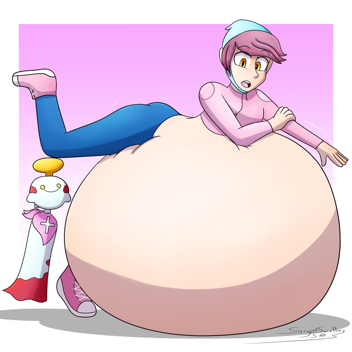 Song 🔞 (@songofswelling) on Twitter photo A Pokemon nurse contemplates the effectiveness of a new type of physical therapy he's discovered..
Paid doodle for <a href="/Peeps_a_Boo/">Peeps a Boo 🔞</a> A Pokemon nurse contemplates the effectiveness of a new type of physical therapy he's discovered..
Paid doodle for <a href="/Peeps_a_Boo/">Peeps a Boo 🔞</a>