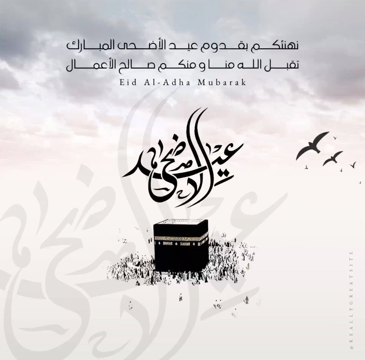 جعل الله عيدكم فرح بأعمال قُبلت
و ذنوب مُحيت و درجات رُفعت 
وكل عام وأنتم بخير ..🤍

#عيد_الأضحى_المبارك  - #عبدالعزيزالاسلمي