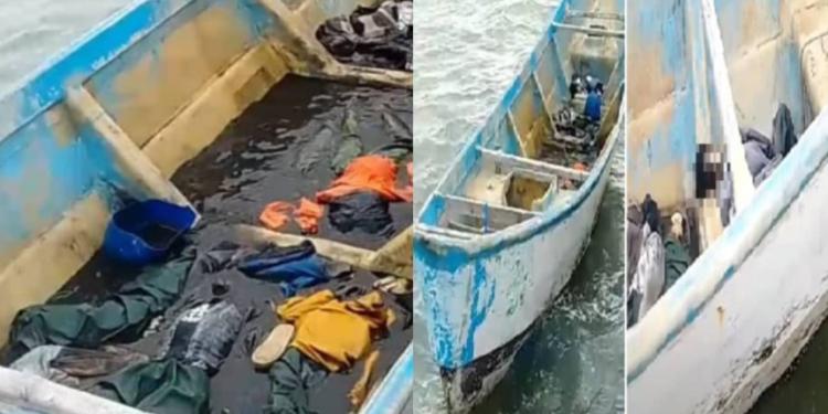 #PulsoNacional #Embarcación | El ministro de Interior y Justicia, Diosdado Cabello, detalló que en la embarcación encontrada en la región del Delta, 14 personas fallecieron a causa de hambre y deshidratación; y estos ciudadanos provenían de África, incluyendo algunos de Mali.