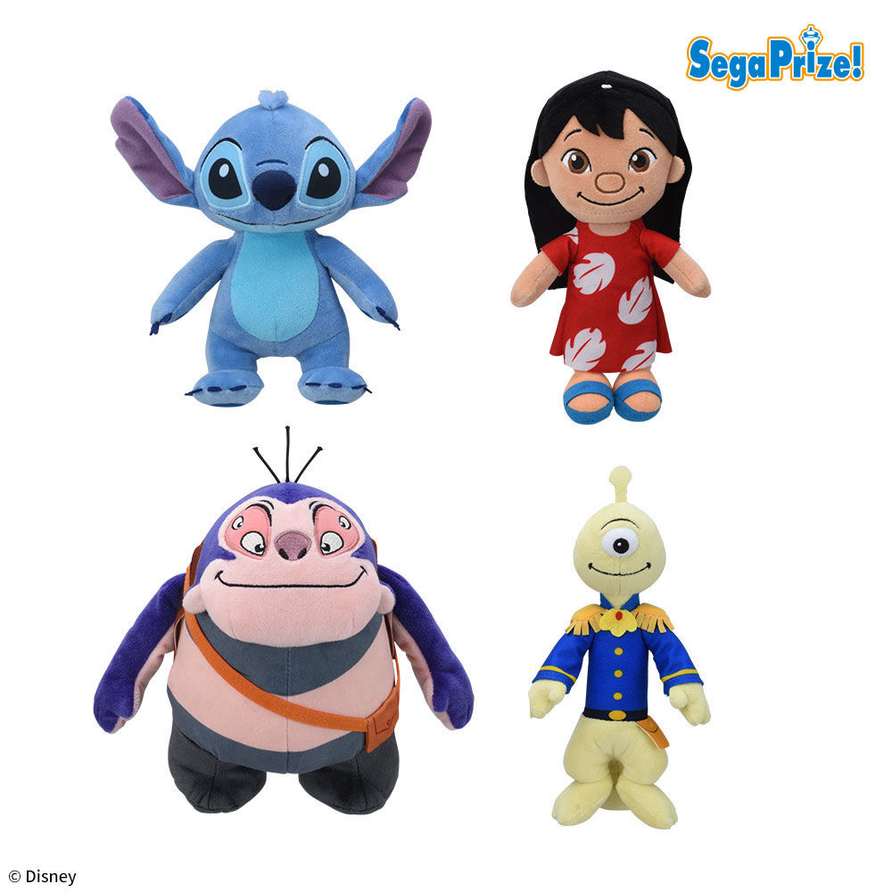 プライズ】 『リロ&スティッチ』のぬいぐるみが、UFOキャッチャーの