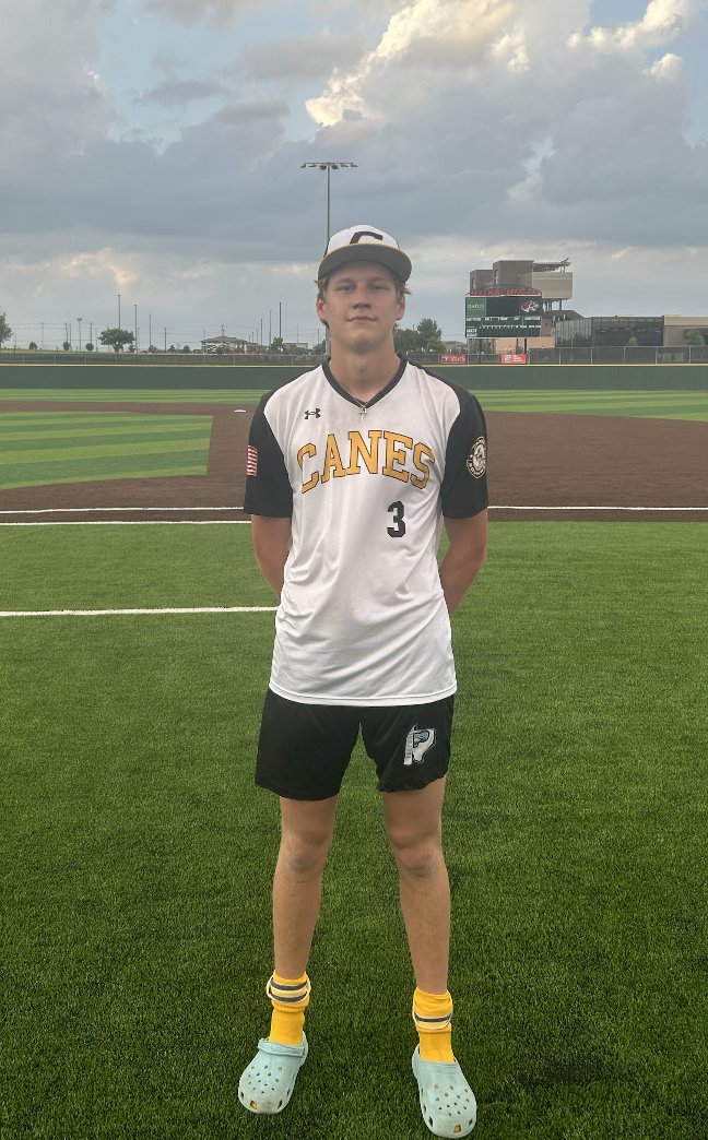 ✭Five Tool Texas✭ (@fivetooltexas) on Twitter photo F: <a href="/TheCanesSW_NTX/">Canes Southwest - NTX</a> Wallace 11, NDB Smiga 2
PoG: <a href="/JADEN_SANDOVA1/">jaden sandoval</a> 2-4, 2B, 3 RBI
Pitcher: <a href="/wilcoxson_tripp/">Tripp Wilcoxson</a> 5 IP, 1 H, 4K, 1 ER F: <a href="/TheCanesSW_NTX/">Canes Southwest - NTX</a> Wallace 11, NDB Smiga 2
PoG: <a href="/JADEN_SANDOVA1/">jaden sandoval</a> 2-4, 2B, 3 RBI
Pitcher: <a href="/wilcoxson_tripp/">Tripp Wilcoxson</a> 5 IP, 1 H, 4K, 1 ER