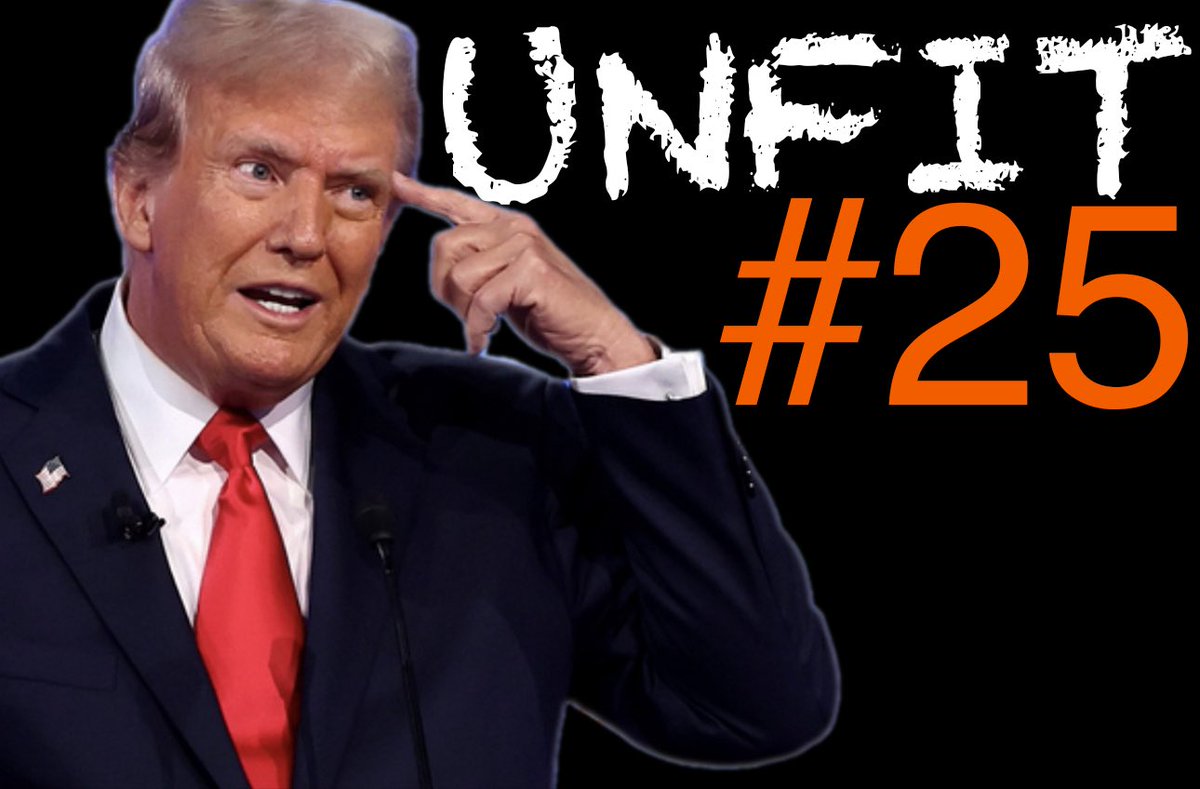 Our Constitutions 25th Amendment allows us to remove a president who is unfit. 

Who else agrees that Donald Trump is unfit to be the president of the United States of America 🤚🤚🤚