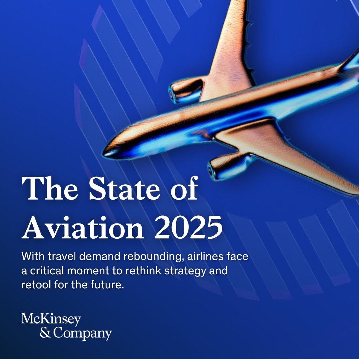 The aviation industry is enjoying a welcome boost from resurgent postpandemic air travel demand. But there remain potential storms to navigate.

Check out the full report here: mck.co/43iG1DC

#Travel #Aviation