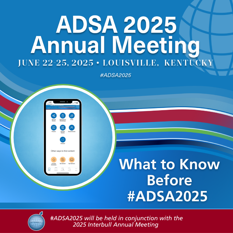 #ADSA2025 is almost here! Download the full program (ow.ly/X2Bz50W5fFp), start building your schedule, and check out our list of everything you need to know before you go ➡️  ow.ly/TwHu50W5fFq