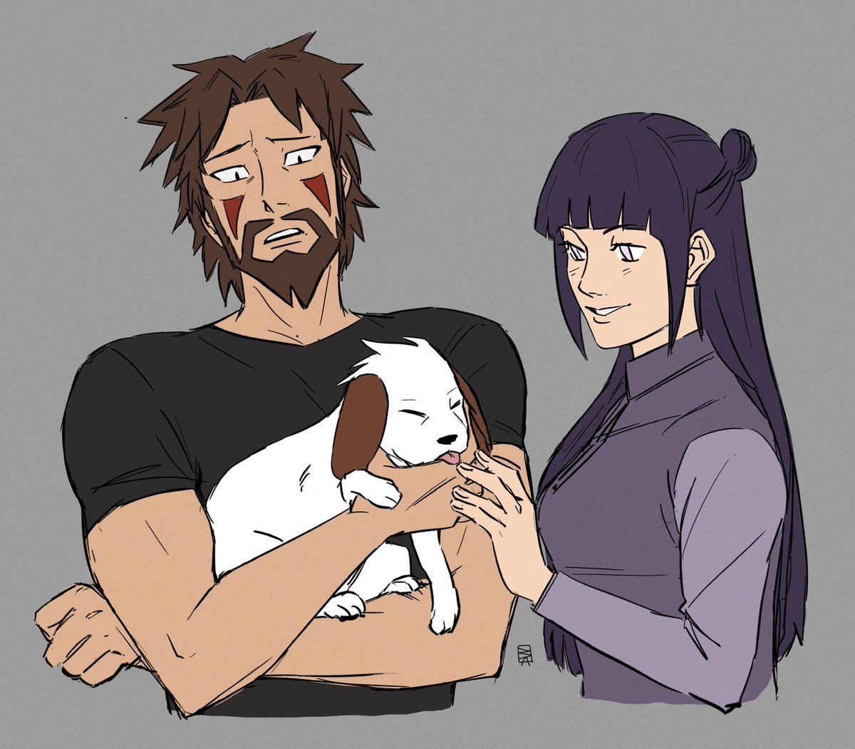 My AU Team 8.

#naruto #fanart #myart