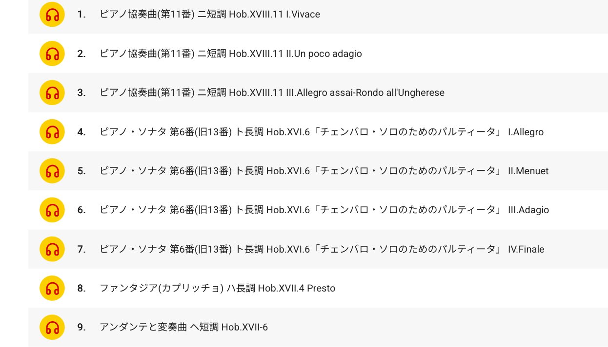 MF　　ハイドン　　ピアノ作品全集　12CD MF ハイドン ピアノ作品全集 12CD