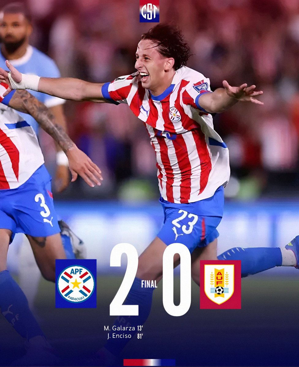 GANOOOOOOOOOOOOOOOOOOOOOOOOOOOOOOOOOOOOOOOOOOOOOOOOOOOOOOOOO LA ALBIRROJA!!!! ❤️🤍💙❤️🤍💙❤️🤍💙

¡A UN PASITO DEL MUNDIAL, VIVA EL BRAVO PARAGUAY CARAJO! 🔥💪