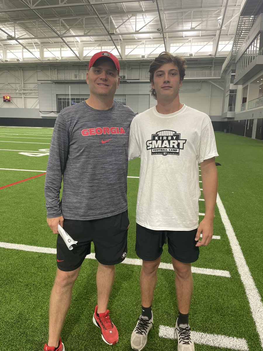 Andrew Whittemore (@andrewwhit19) on Twitter photo Had a great time camping at Georgia today. Thanks to <a href="/CoachStreeter/">Brandon Streeter</a> and <a href="/GeorgiaFootball/">Georgia Football</a> for having me out. Had a great time camping at Georgia today. Thanks to <a href="/CoachStreeter/">Brandon Streeter</a> and <a href="/GeorgiaFootball/">Georgia Football</a> for having me out.