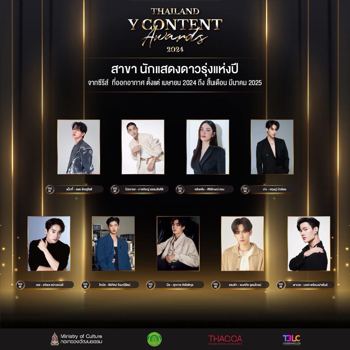 🏆 𝐓𝐡𝐚𝐢𝐥𝐚𝐧𝐝 𝐘 𝐂𝐨𝐧𝐭𝐞𝐧𝐭 𝐀𝐰𝐚𝐫𝐝𝐬 𝟐𝟎𝟐𝟒 
#LingOrm #หลิงออม

#ใจซ่อนรัก หลิง-ออม ได้เข้าชิงทั้งหมด 7 สาขา
👩🏻‍⚖️รางวัลที่ตัดสินโดยคณะกรรมการ
🕯สาขา นักแสดงนำหญิงยอดเยี่ยม
      ✮ หลิงหลิง - ศิริลักษณ์ คอง
      ✮ ออม - กรณ์นภัส เศรษฐรัตนพงศ์
🕯สาขา