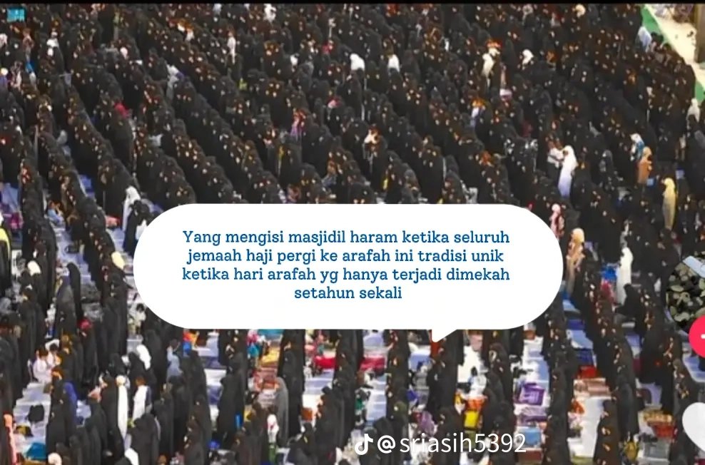 Yaumul Khulaif. 

Apakah saat jutaan Jemaah Haji di Arafah pergi Wukuf, Ka'bah akan sepi? Tidak. 

Namanya Yaumul Khulaif, hari pengganti, dmn wanita2 arab, anak2 dan para sepuh yg berbondong2 berthawaf, berbuka puasa dan beribadah di Masjidil Haram, disebut hari pengganti krna
