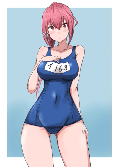 伊168ちゃん。スク水すこ