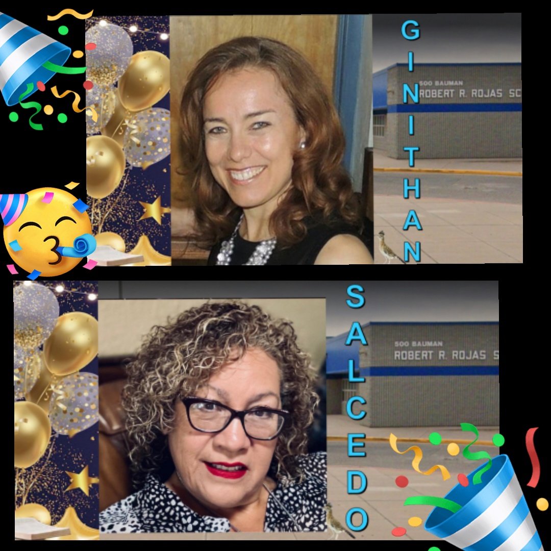 Ms. Ginithan and Mrs. Salcedo, enjoy your well-deserved retirement 😃. Congratulations 🎊 #TeamSISD